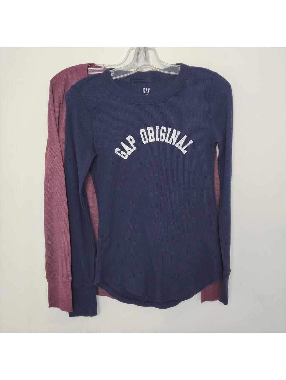 Gap Original Thermal Long Sleeve Tops Women's Small Lot of 2 Athleisure